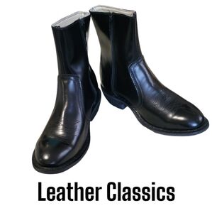 NWOB Leather Classics Men's Western Dress Boots